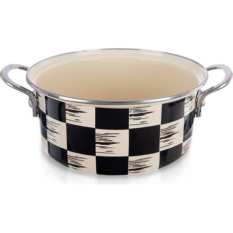 Vaso smaltato a scacchiera, 20 cm, 2,2 l (1/5)