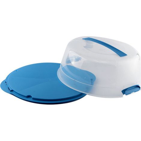 Contenedor redondo de torta transparente 36,5 H 15 Tontarelli