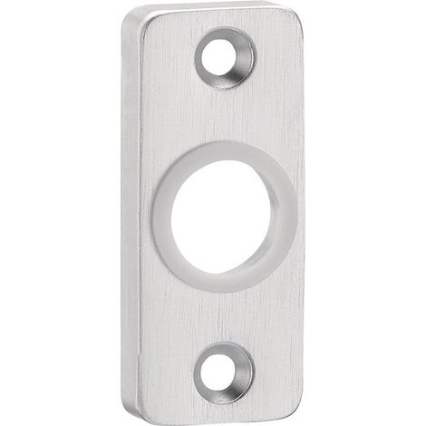 Levier rosace 3302/0000 aluminium plaque F1 épaisseur 8 mm rond angulaire EDI
