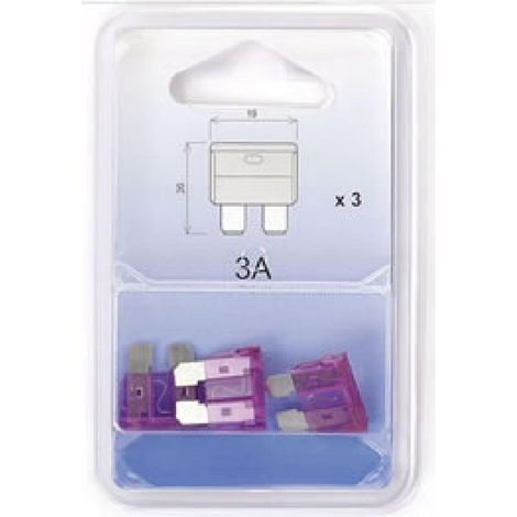 3 Fusibles enfichables 7.5A x5