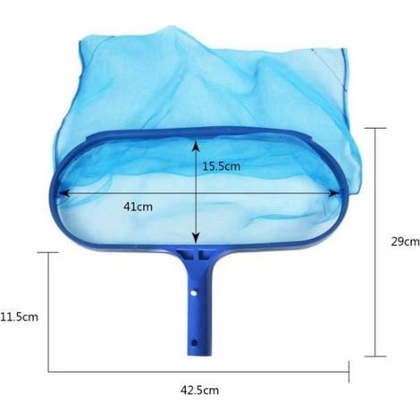Épuisette - Maille Fine - Légère et Durable - Pour Piscine, Étang, Spa (1/3)