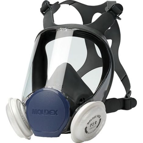 Masque complet de protection respiratoire vision panoramique MOLDEX Série 9000 EasyLock Noir M