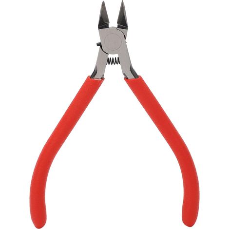 Pince coupante diagonale de 4,7 pouces, pince coupante électronique antidérapante de style japonais avec ressort de réinit (1/5)