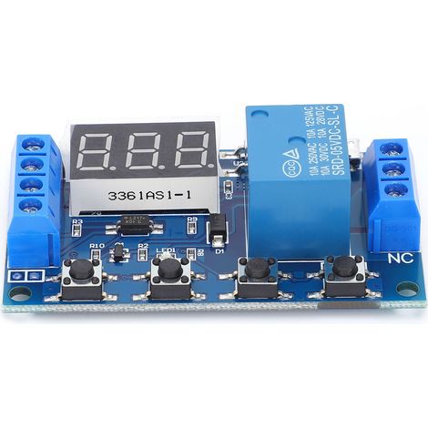Zeitschaltuhr mit Relais, Timer-Triggermodul, Micro-USB 5V (1/5)