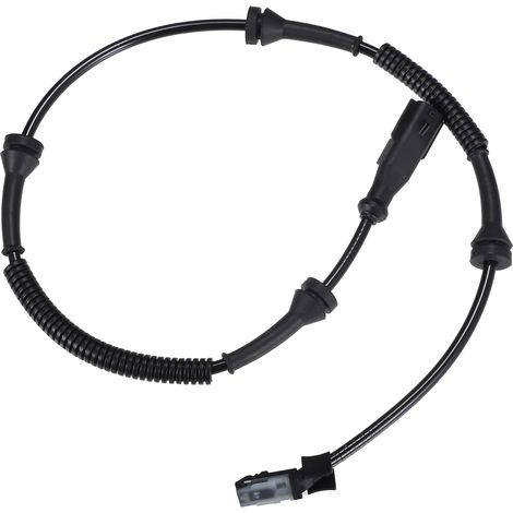Front Left Right ABS Sensor Fit for Nissan Primastar - 1 Pcs Black