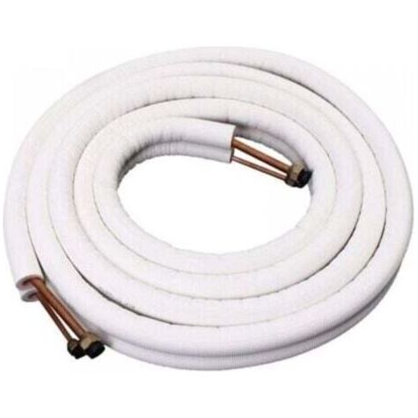 PRÊT A POSER LIAISON BI TUBE FRIGORIFIQUE M1 CLIMATISATION 1/4 3/8 RACCORDS PRÊT MONTES 4 METRES NF,Diamètre du tube (6+10) 1P4 m tube de cuivre avec écrou (1/4)