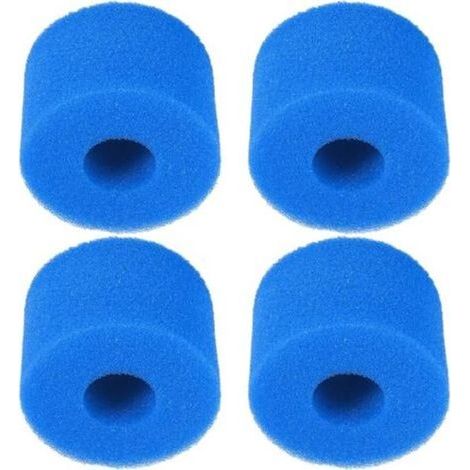4X Filtre Mousse Ø10,8x7,3 cm 40PPI Compatible avec Intex Purespa S1 Spa Piscine Filtration Nettoyage