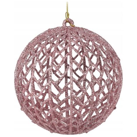 Boule de Noël, ajourée, incassable, 10 cm, 1 pièce. (1/2)