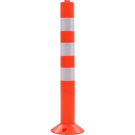 vidaXL Verkehrsleitkegel 2 Stück Kunststoff 75 cm