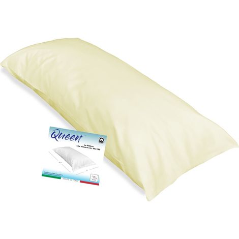 FEDERA QUEEN per cuscino letto Maxi Misura cm. 55 X 160 Giallino