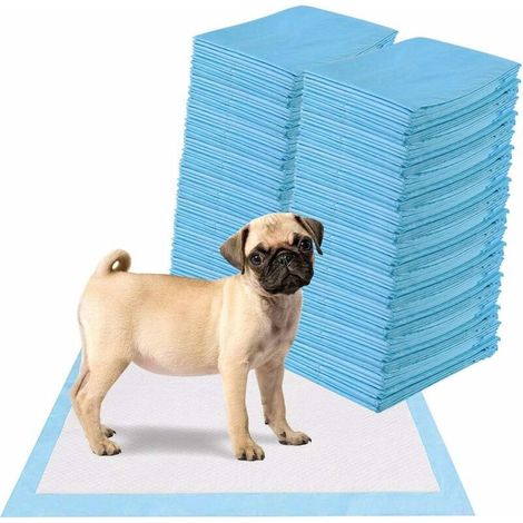 Set of 120 puppy training mats 60x60cm - 5 super absorbent layers - Waterproof PE membrane - For cleanliness training (1/5)