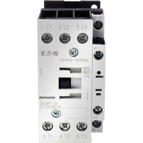 Contacteur moteur Eaton dilm17-01 17A 110V AC