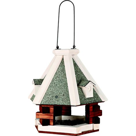 Trixie Natura Vogelhaus aus Holz in Braun und Weiß