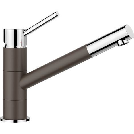 Blanco Kano S - Robinetterie d’évier avec douchette extractible, blanc/chrome 525040 (1/5)