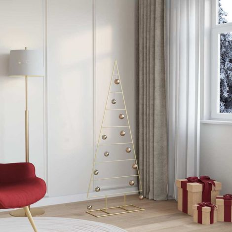 Metall Weihnachtsbaum Gold 150 cm Pulverbeschichteter Stahl (1/5)