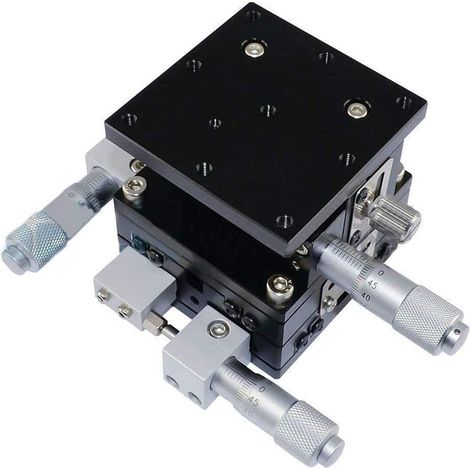 XYZ 3-axis linear bearing platform for 60 x 60 mm sliding table (1/5)