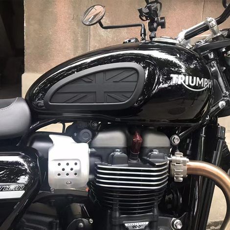 Universal anti-slip sticker for retro fuel tanks of Triumph T100/T120 and Flash 300 motorcycles from Qianjiang. (1/4)