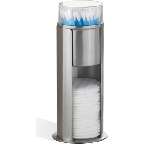Dailygoods - Soporte de acero inoxidable para discos de algodón - Discos de algodón (1/5)