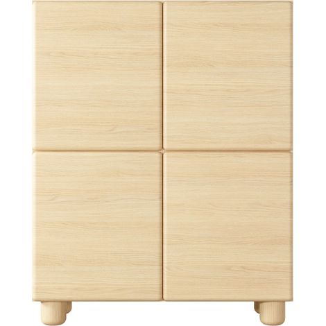 CALANQUE - Commode 100 cm mélaminé Chêne clair (1/5)