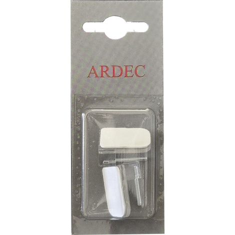 Supporti adesivi in plastica trasparente blister da 2 - Ardec