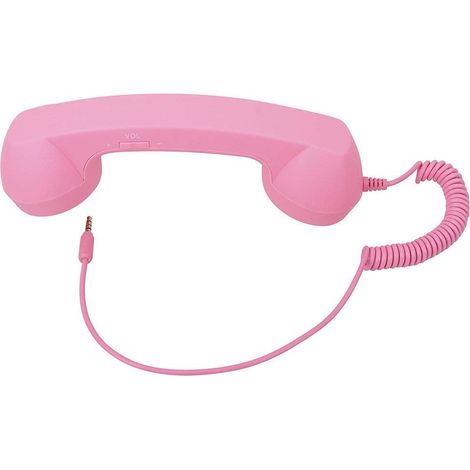 Ecouteur Téléphone Rétro - Prise 3,5 mm - Compatible Smartphone Tablette Ordinateur Portable - Réduction Rayonnement Électromagnétique - 1 Pièce