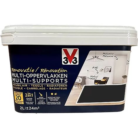 Peinture V33 Rénovation Multi-Supports Noir 0,5 L