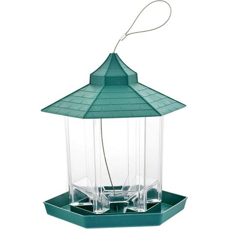 Bird Feeder, Hanging Outdoor Wild Bird Feeder with Bird Seed (1/5)