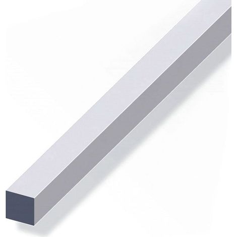 barra quadrata 10x10 alluminio arg - 1 metro. (1/2)