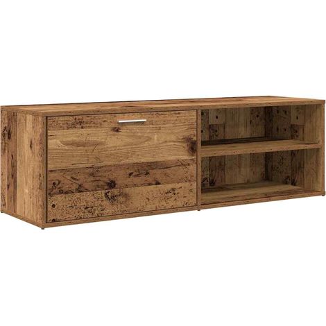 Maison Exclusive - TV-Schrank Altholz-Optik 120x34x37 cm Holzwerk