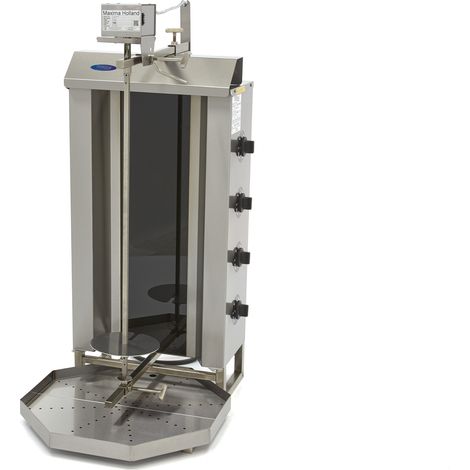 Machine à kebab - 4 brûleurs - 50 kg de viande - Électrique - Maxima