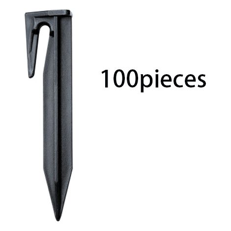 (100 piquets) de tente de camping , piquets en plastique résistants au vent, piquets de câble (1/5)