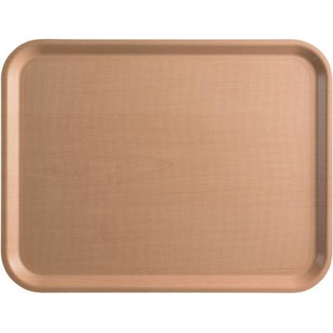Plateau de service L 380 x P 270 mm, rectangulaire stratifié bouleau - CAMBRO