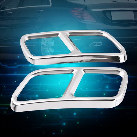 Paar Auspuffendrohre für Mercedes GL X166 13-15, S-Klasse W222 W251 10-17 (1/5)
