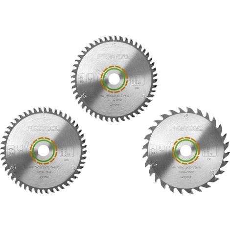FESTOOL Kreissägeblatt-Set KSB-SORT/3 W 160x2,2 - 578565