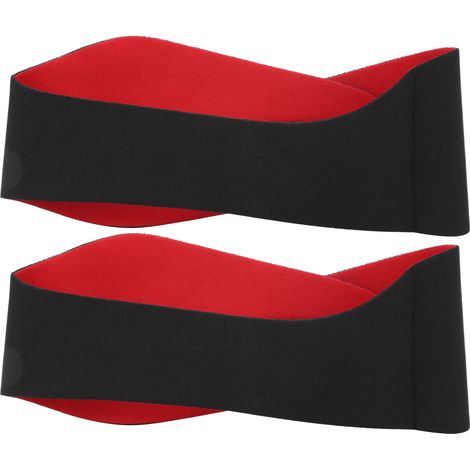 2 bandeaux aquatiques imperméables pour sports nautiques et yoga, protection des oreilles - Noir (1/5)