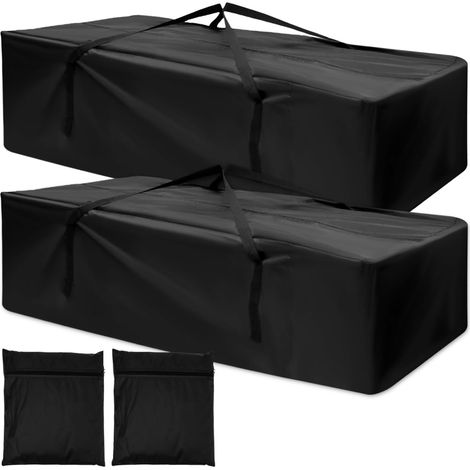 Lot de 2 Sacs de Rangement,Housse de Protection,Coussins, Coussins de Jardin (173 x 76 x 51 cm) (1/5)