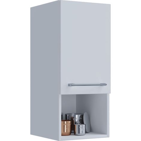 Meubles de salle de bain en bois Armoire suspendue Salle de bains Badinos D 76x33x37 - VCM