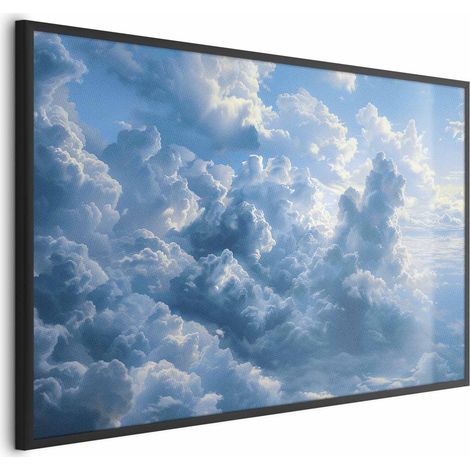 Poster – Ozean in der Luft: Wogende Wolken spiegeln das Morgenlicht wider (1/4)
