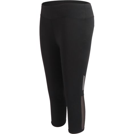 Legging Sport Femme Taille Haute Yoga Pantalon Gainant Minceur Fitness Running Noir (1/5)