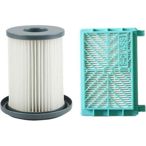 Filtre HEPA - Pour Aspirateur Philips FC8732 FC8734 FC8736 FC8738 FC8740 FC8748 - Remplacement - 2 Pièces (1/3)