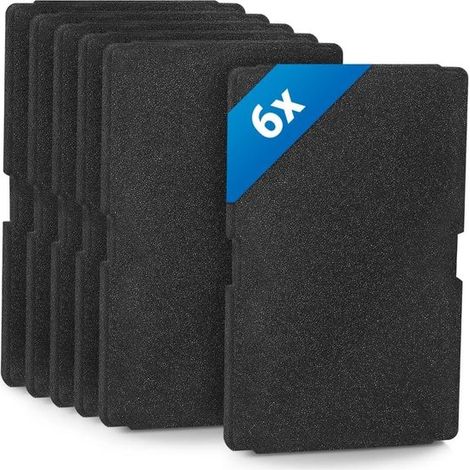 6er-Pack Wäschetrocknerfilter für Beko 2964840100, Schwammfilter, Blomberg Grundig Verdampferschaumfilter, 24 x 15 cm (1/5)