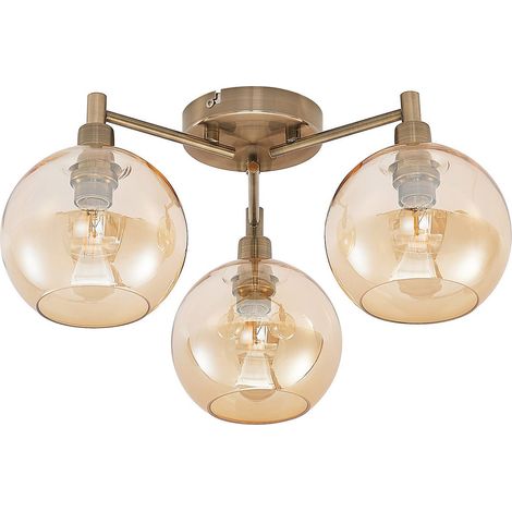 Deckenlampe "Jemissa" aus Metall für Wohnzimmer & Esszimmer von Lindby (1/5)