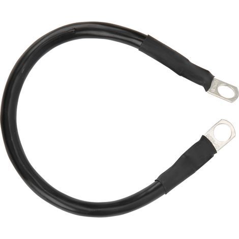 4AWG 25mm² 150A Flexibles Erdungskabel für Batterien und Wechselrichter, Schwarz