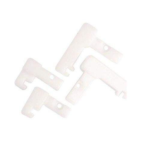 Novellini – Patins coulissants pour porte de douche Riviera P – Fixation en acier inoxydable – Longueur 20mm – Pour parois de douche en verre