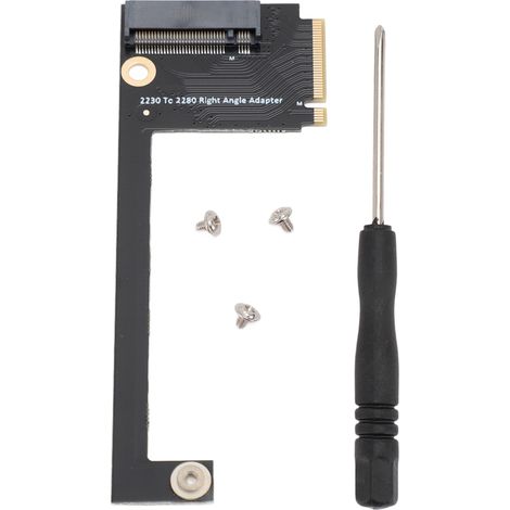 Adaptateur SSD 2230 vers 2280 NVME M.2 PCIE 4.0 pour Rog Ally 90° (1/5)