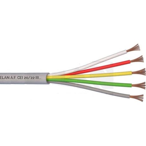 Elan cavo segnale citofono FROR 5x0,50 non schermato 100Mt - 070551
