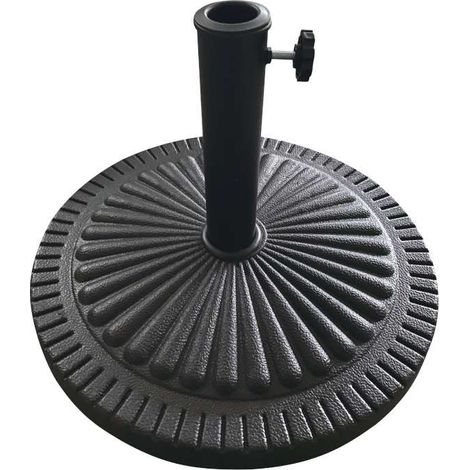 Domo Mea Base per Ombrellone - Nero - 49x33 cm