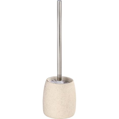 Brosse WC Goa Beige - Porte-Brosse WC, Polyrésine, 11.8 x 38.5 x 11.8 cm, Beige (1/5)