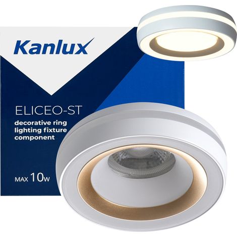 Kanlux eliceo LED-Strahler, weiß und gold, 35287 (1/4)