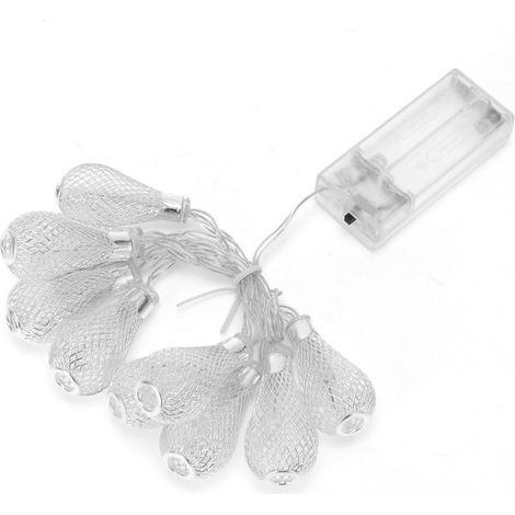 Guirlande lumineuse LED IP45 en fer forgé ajouré pour décoration de mariage, fête, chambre, jardin et proposition.